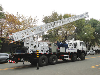 陜西省煤田地質(zhì)局訂購(gòu)我廠BZC600LCCA車載水井鉆機(jī)